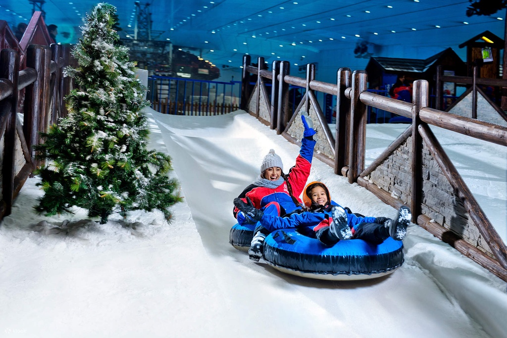 Ski Dubai Snow Fun Pass + Burj Khalifa At The Top Tickets 