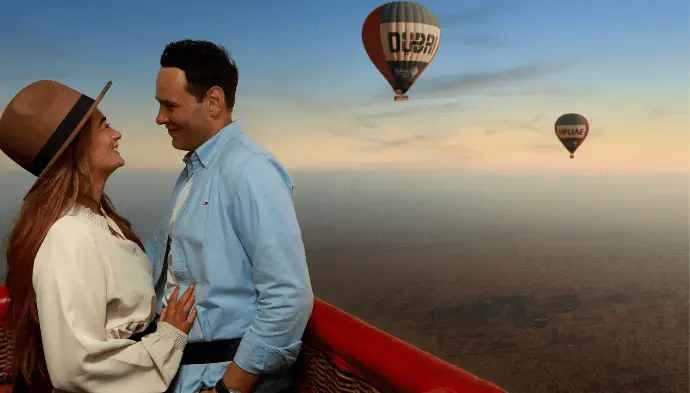 Exotic Sunrise with Balloon Flights. 