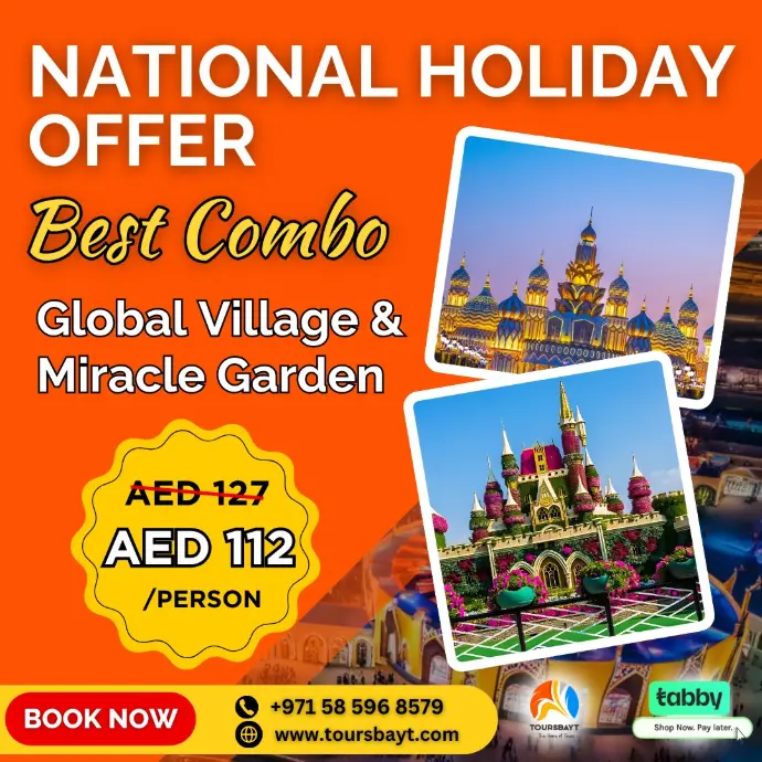Global Village and Miracle Garden Combo Tickets