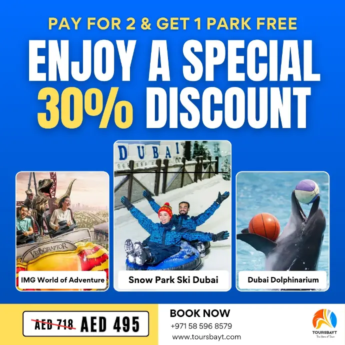 Buy 2 Parks and Get 1 Park Free-Combo